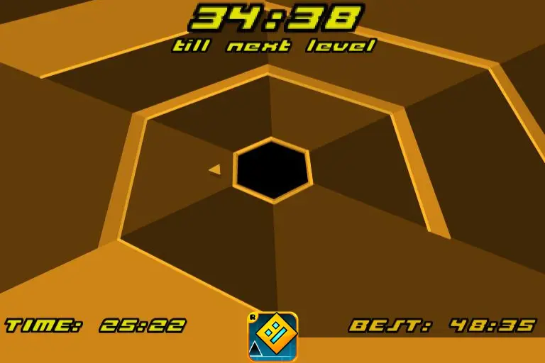 Super Hexagon game Screeshot image