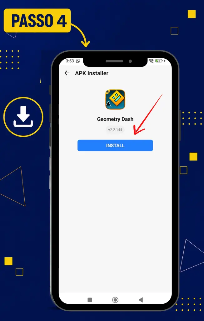 Geometry Dash Mod APK Download step 4 guide
